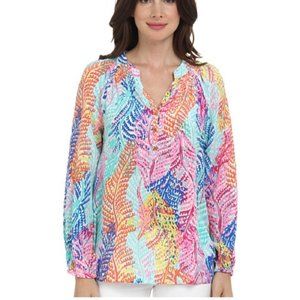 NWT Lilly Pulitzer silk Elsa Electric Feel